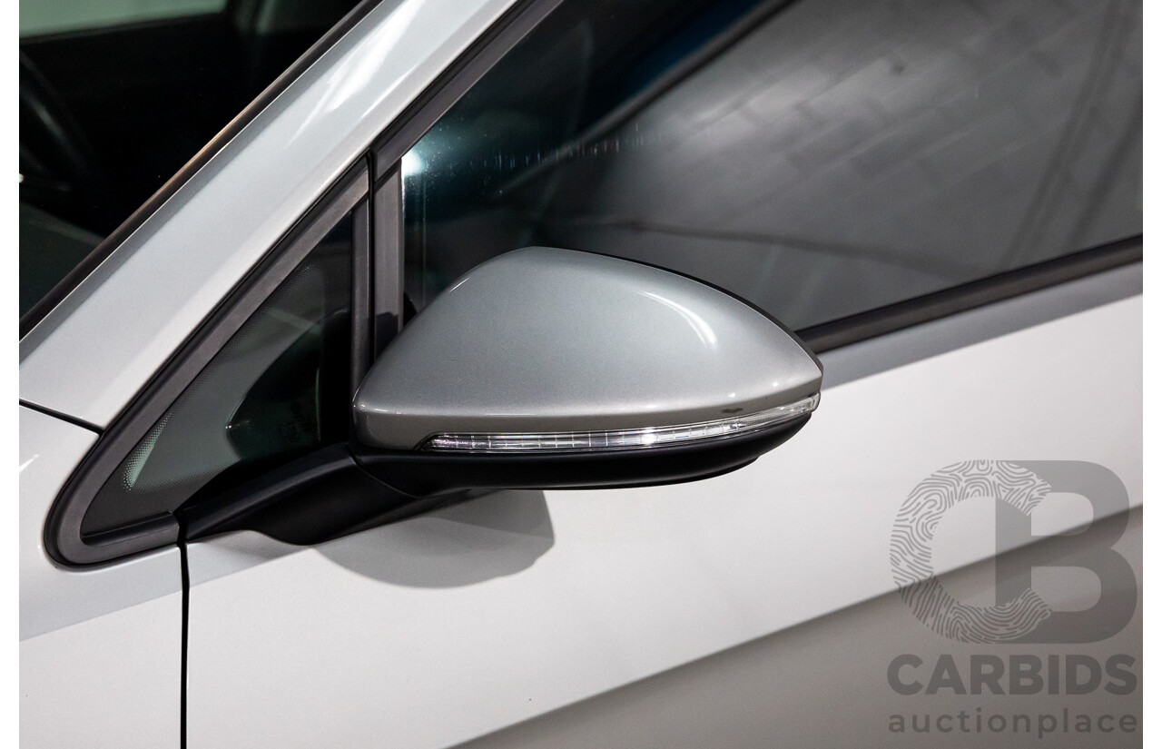 02/2018 Volkswagen Golf 110 TSI Comfortline (FWD) AU MY18 5d Hatchback Tungsten Silver Metallic Turbo 1.4L