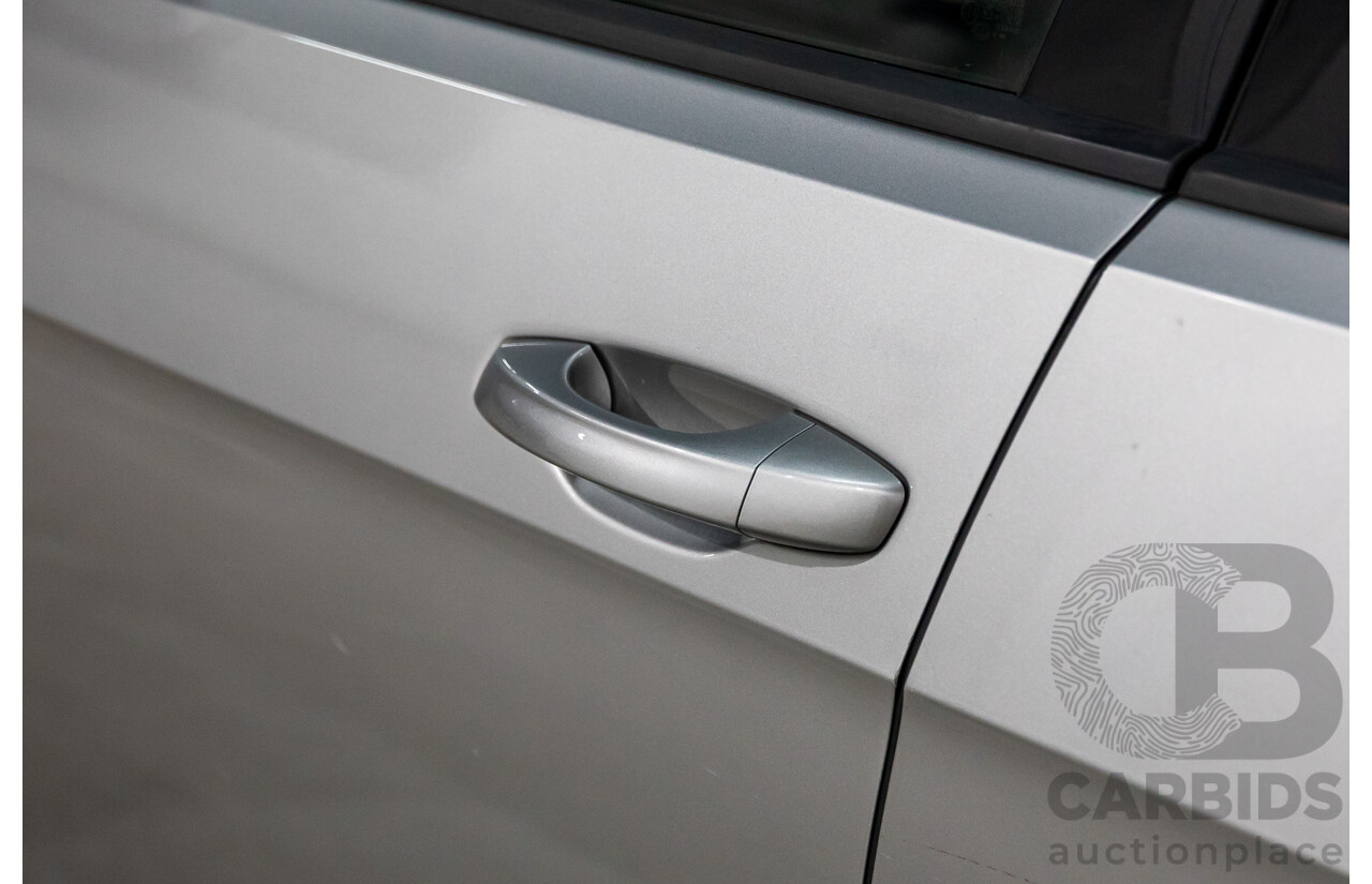 02/2018 Volkswagen Golf 110 TSI Comfortline (FWD) AU MY18 5d Hatchback Tungsten Silver Metallic Turbo 1.4L