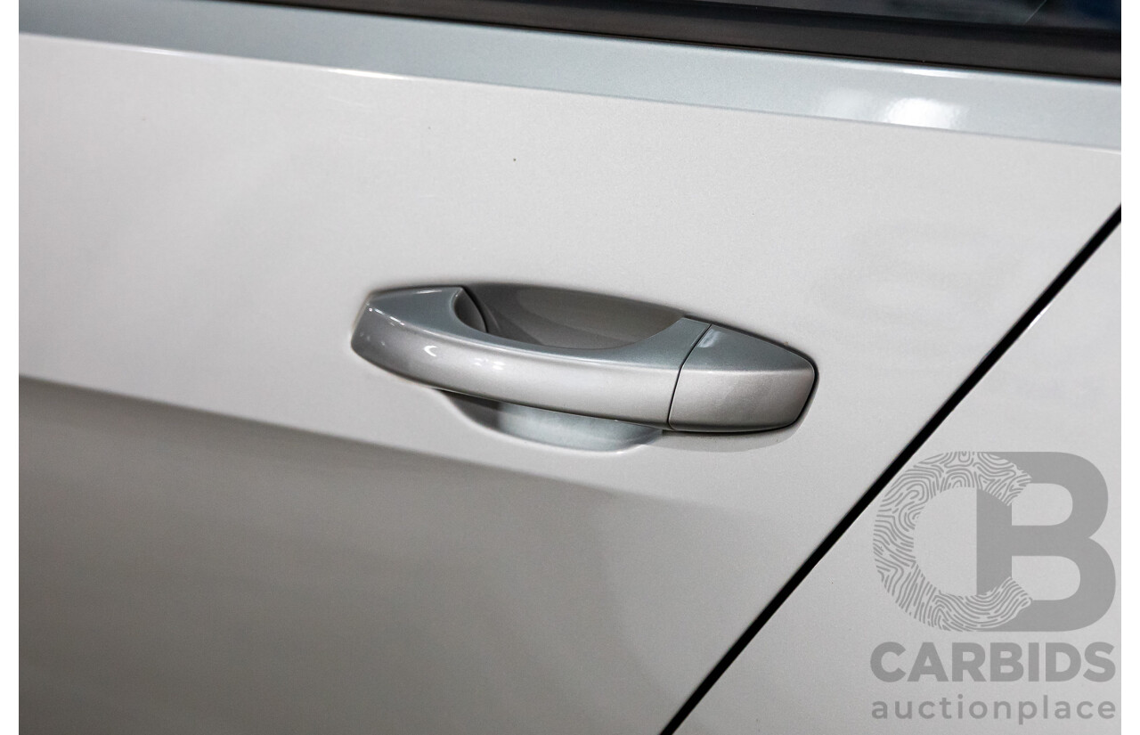 02/2018 Volkswagen Golf 110 TSI Comfortline (FWD) AU MY18 5d Hatchback Tungsten Silver Metallic Turbo 1.4L