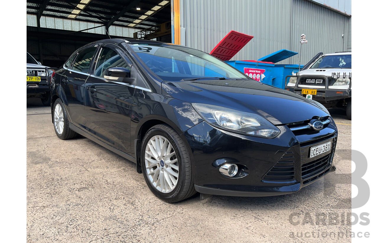 10/2011 Ford Focus Titanium LW 5d Hatchback Black Ebony Metallic Turbo Diesel 2.0L