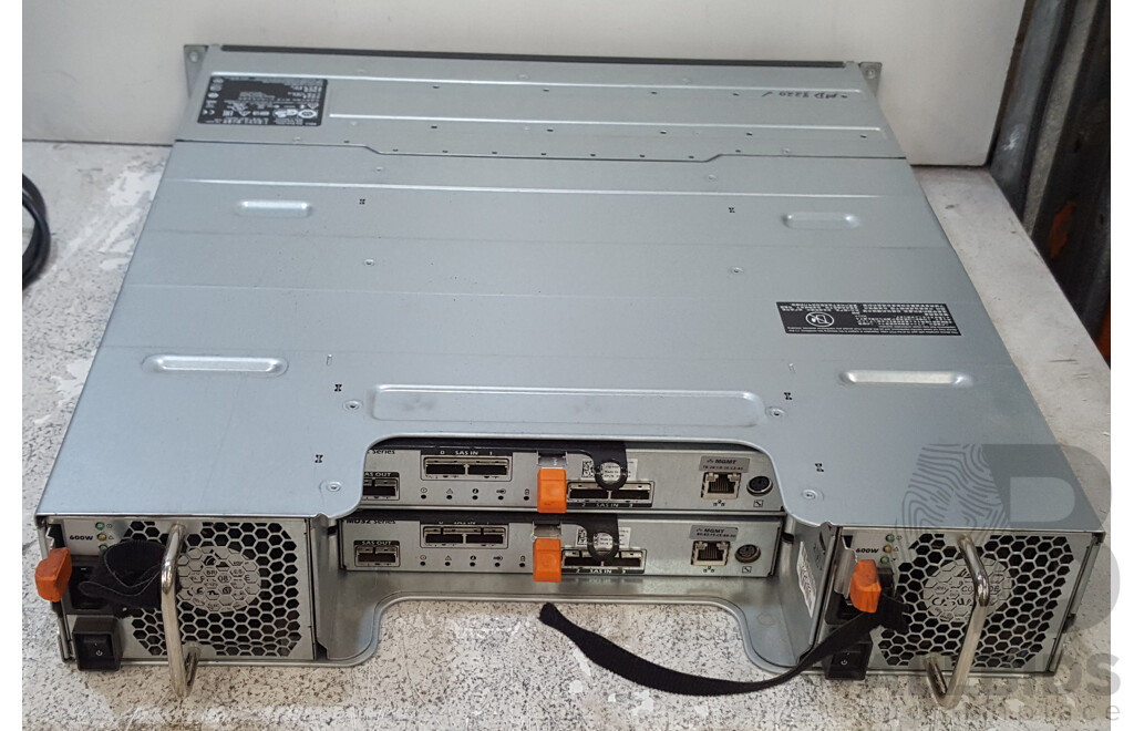 Dell (E04J) PowerVault MD3220 24-Bay SAS Hard Drive Array w/ 7.5TB of Total Storage