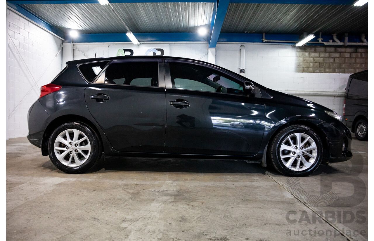 5/2014 Toyota Corolla Ascent Sport ZRE182R 5d Hatchback Attitude Black Metallic 1.8L
