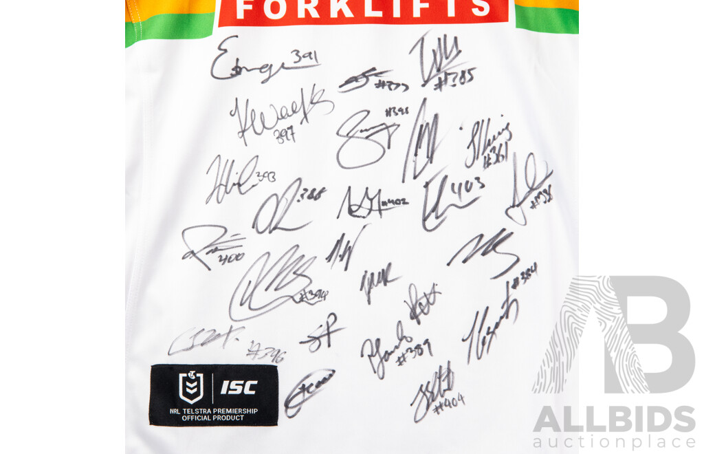 LIVE AUCTION 4  Canberra Raiders Signed 2025 Jersey