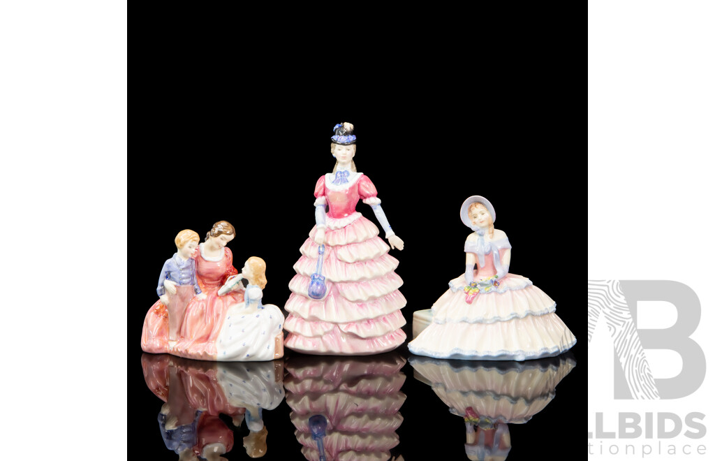 Collection of Three Boxed Royal Doulton Lady Figures