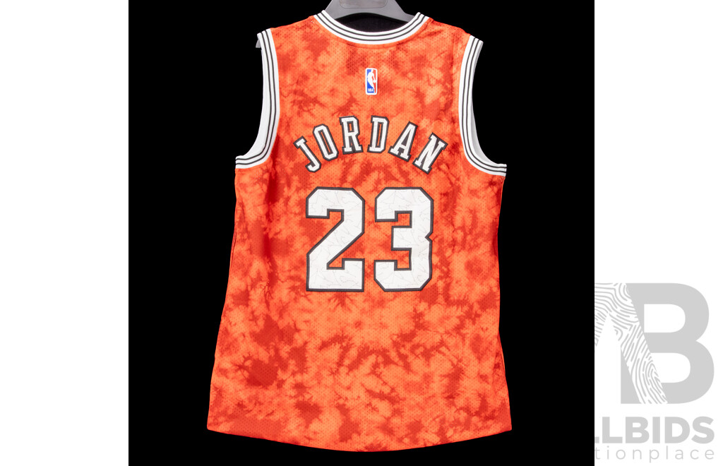 L13 - Collection of Seven Chicago Bull Basket Ball Jerseys