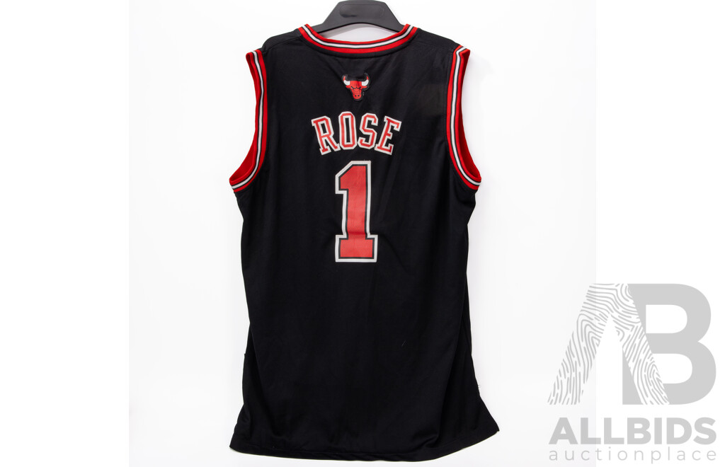 L13 - Collection of Seven Chicago Bull Basket Ball Jerseys