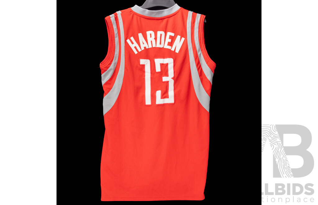 Collection of Five Various NBA Basketball Jerseys