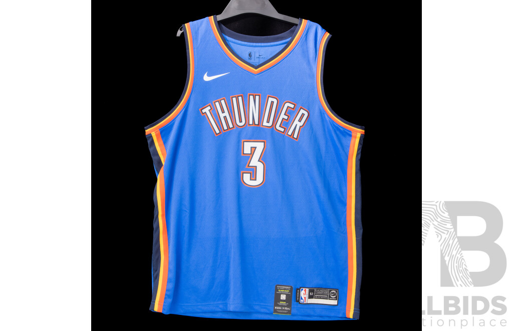 Collection of Five Various NBA Basketball Jerseys