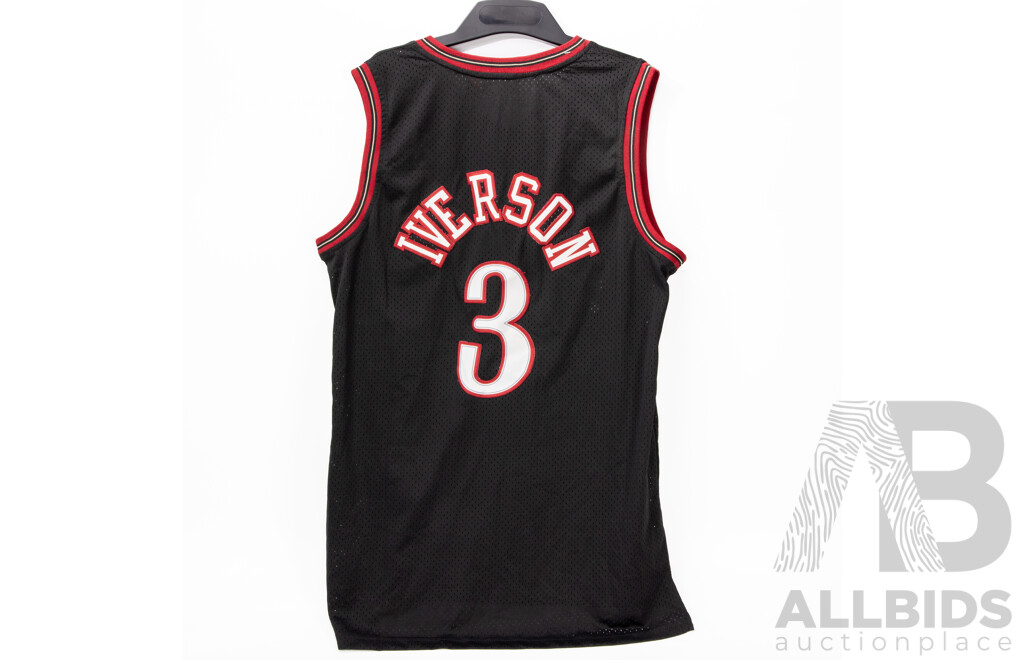 Collection of Five Various NBA Basketball Jerseys