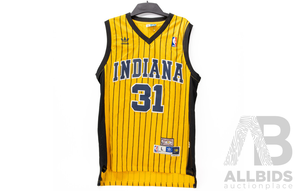 Collection of Five Various NBA Basketball Jerseys