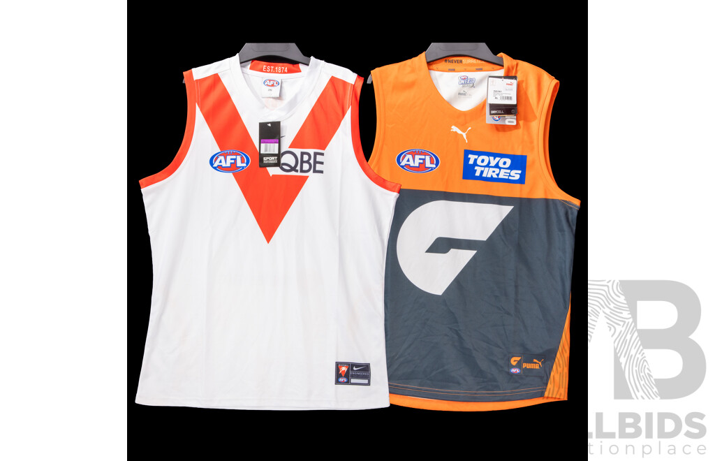Sydney Swans and GWS Giants Team Jerseys (2)