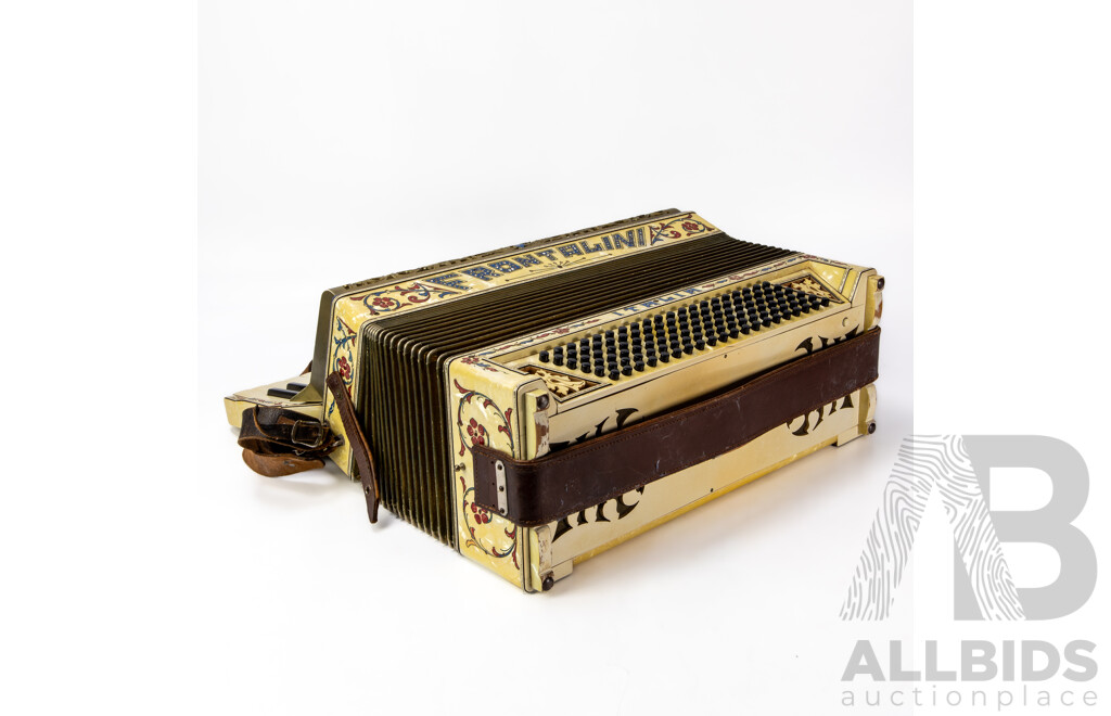 Vintage Cased Frontalini Piano Accordion