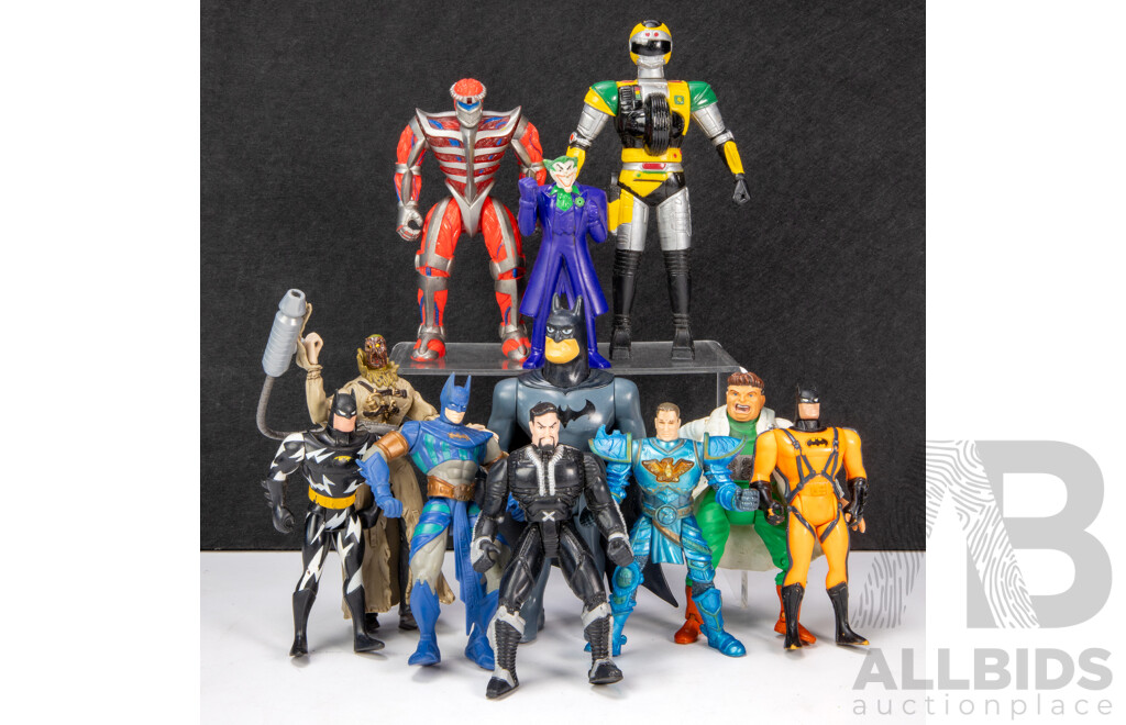Collection of Both Modern and Vintage Action Figures