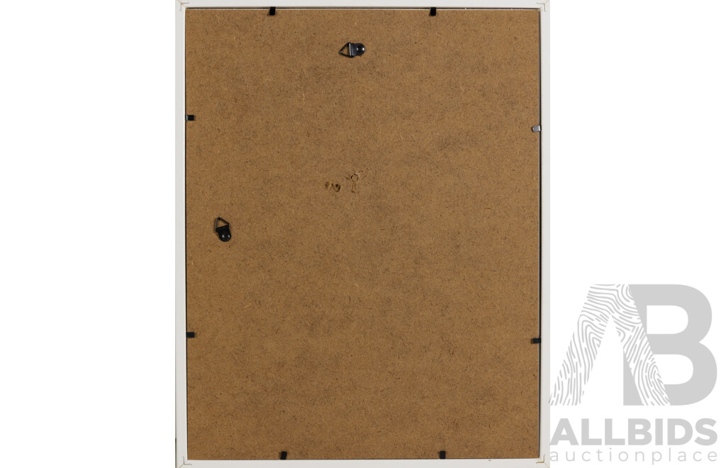 Jennifer Baird, (20th Century, Australian), Lake Burley Griffin (2017), Wonderful Editioned & Signed Original Screenprint, 37 x 30 cm (frame)