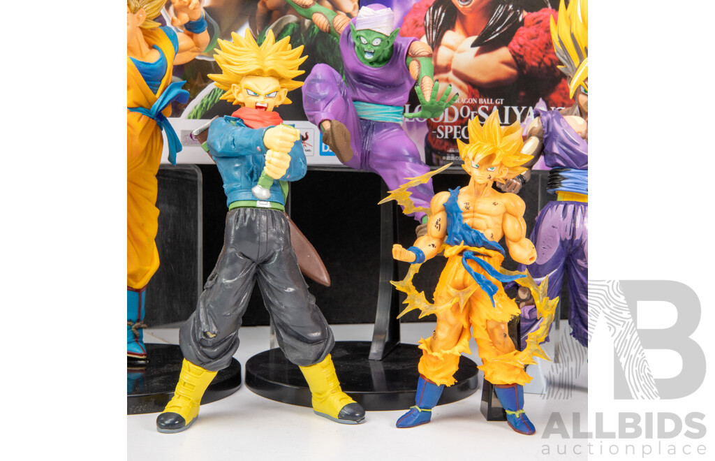 Large Collection of Various Dragon Ball Z Figures