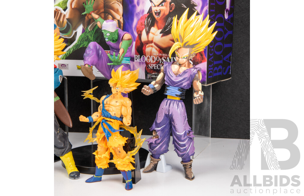 Large Collection of Various Dragon Ball Z Figures