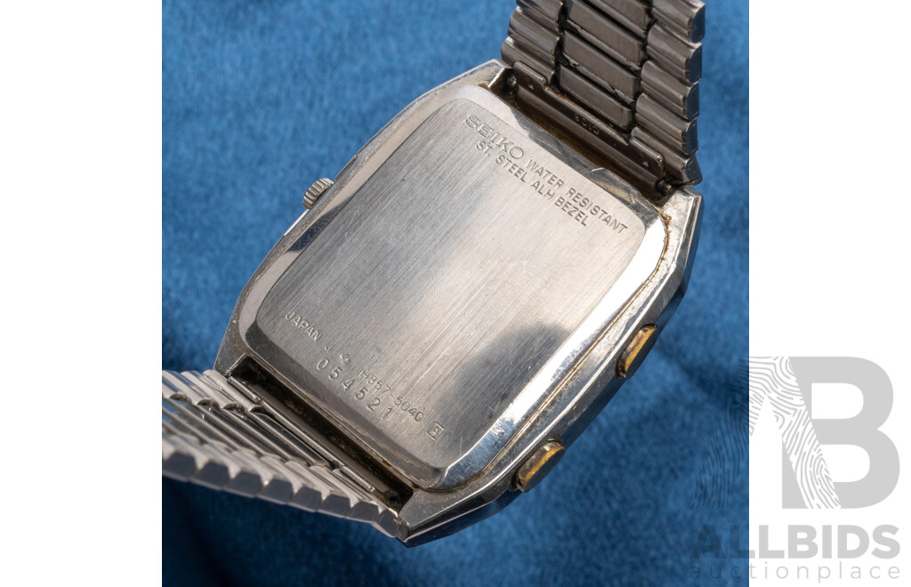 Vintage Seiko Ana-Digi Quartz Alarm Chronograph Watch - 054521