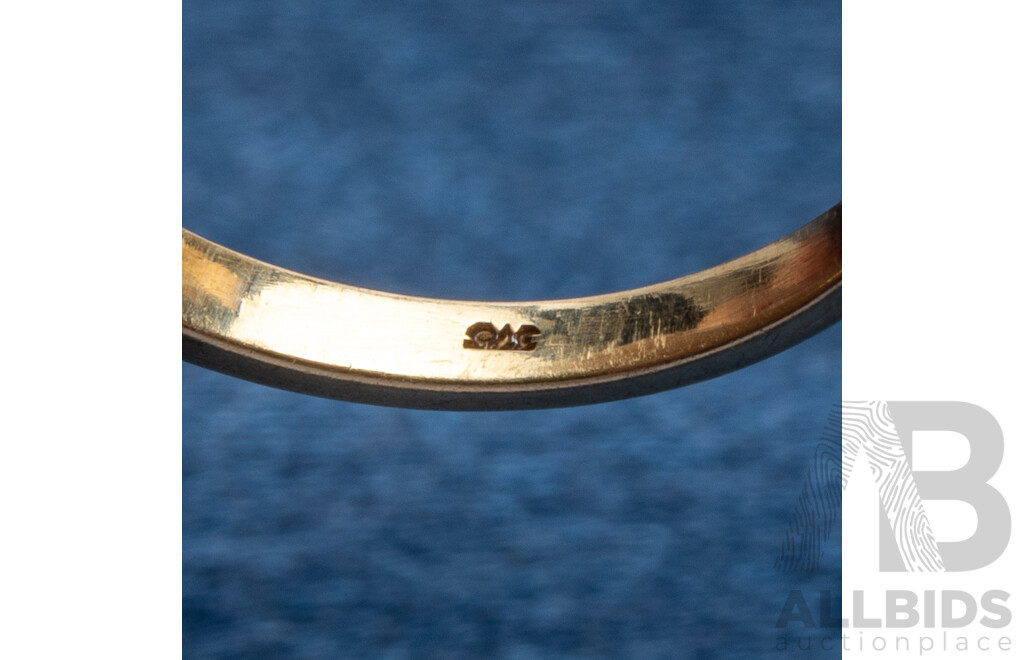 9ct Yellow Gold Vintage Ring - Size H