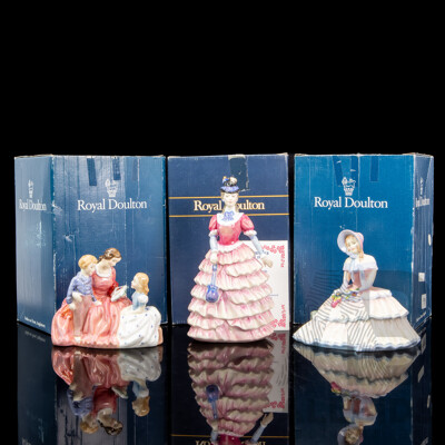 Collection of Three Boxed Royal Doulton Lady Figures