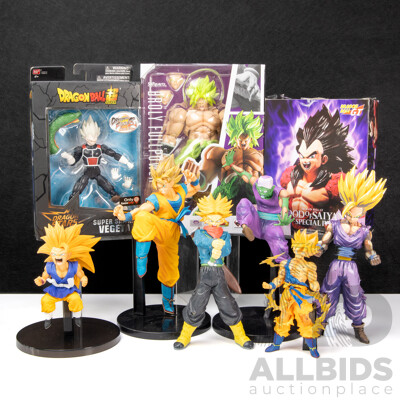 Large Collection of Various Dragon Ball Z Figures