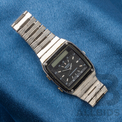 Vintage Seiko Ana-Digi Quartz Alarm Chronograph Watch - 054521