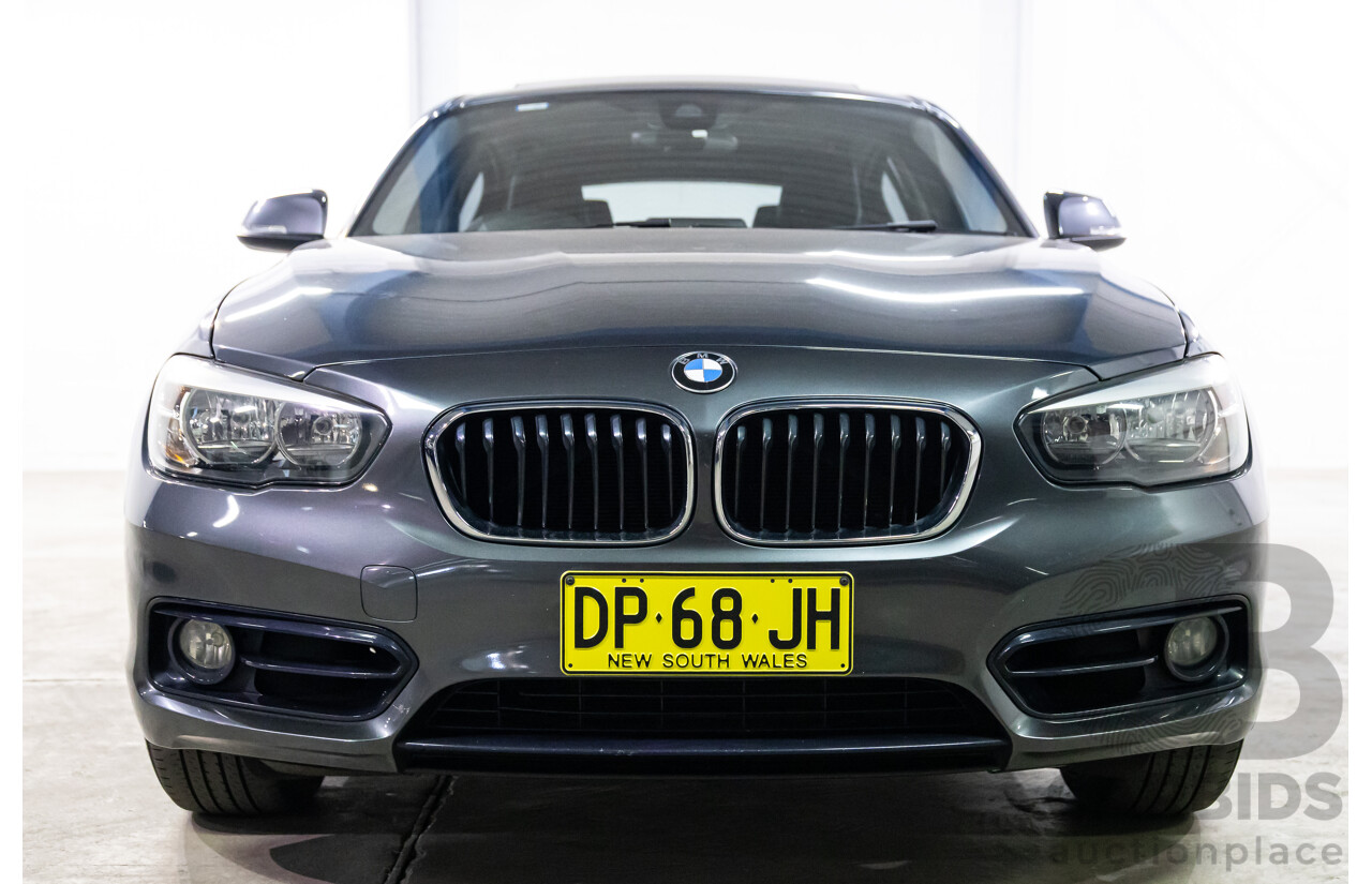 09/2016 BMW 120i Sport Line (RWD) F20 LCI MY17 5d Hatchback Mineral Grey Metallic Turbo 2.0L