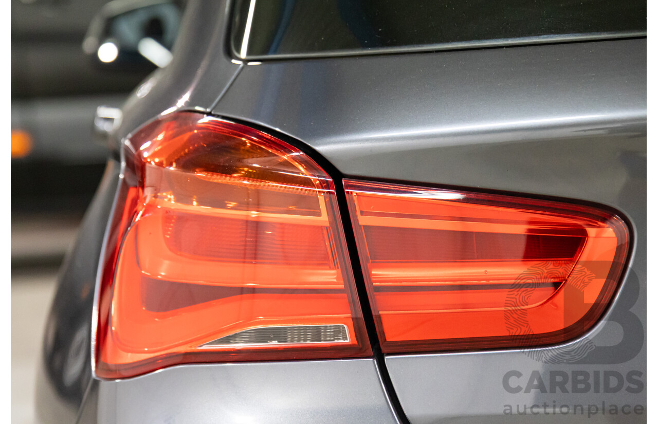 09/2016 BMW 120i Sport Line (RWD) F20 LCI MY17 5d Hatchback Mineral Grey Metallic Turbo 2.0L