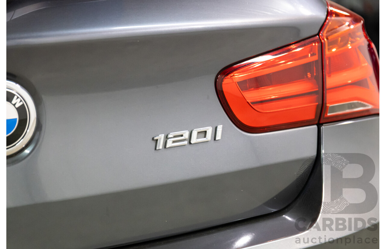 09/2016 BMW 120i Sport Line (RWD) F20 LCI MY17 5d Hatchback Mineral Grey Metallic Turbo 2.0L