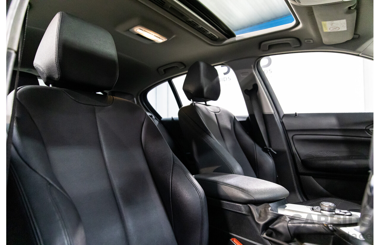 09/2016 BMW 120i Sport Line (RWD) F20 LCI MY17 5d Hatchback Mineral Grey Metallic Turbo 2.0L