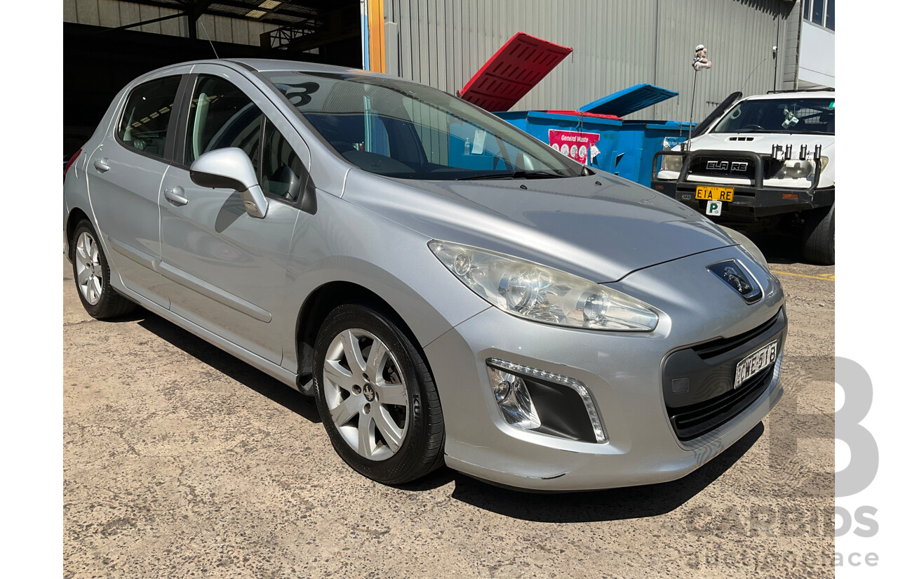 10/2014 Peugeot 308 Style 5d Hatchback Grey Shark Turbo 1.6L