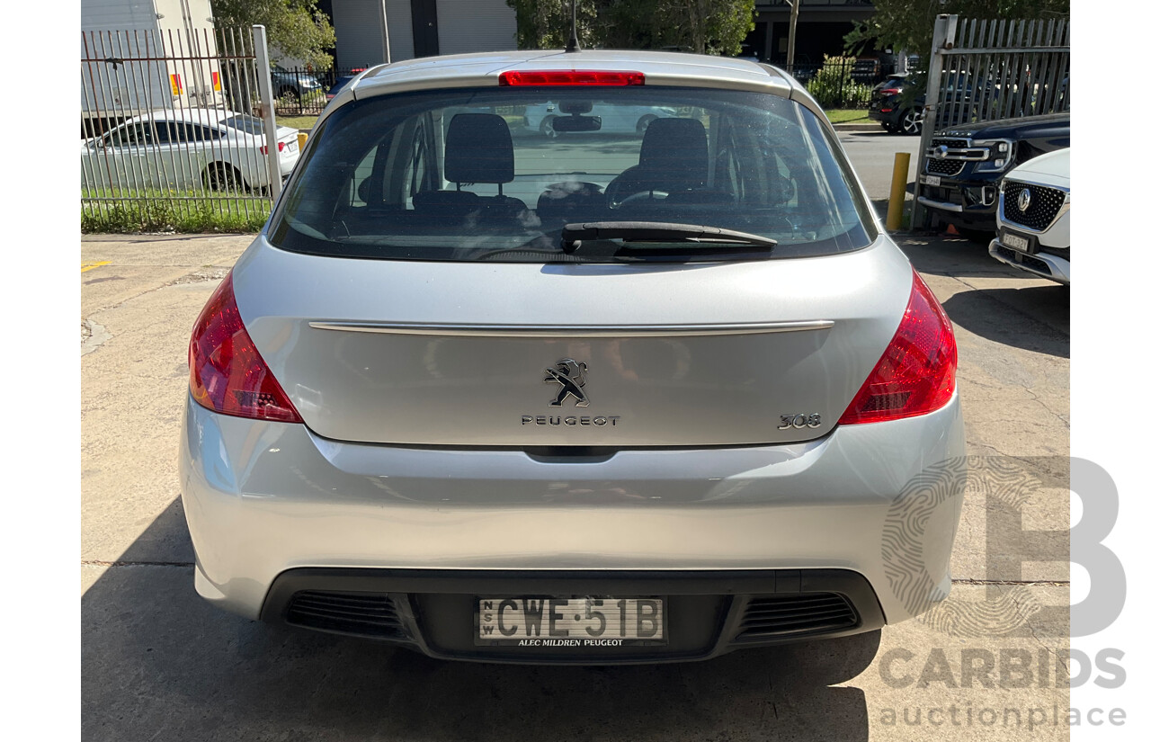 10/2014 Peugeot 308 Style 5d Hatchback Grey Shark Turbo 1.6L