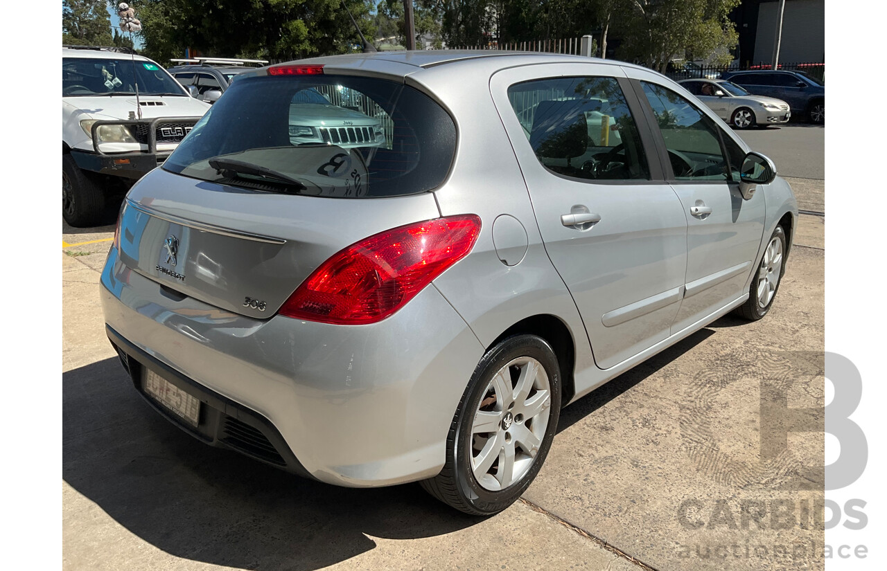 10/2014 Peugeot 308 Style 5d Hatchback Grey Shark Turbo 1.6L
