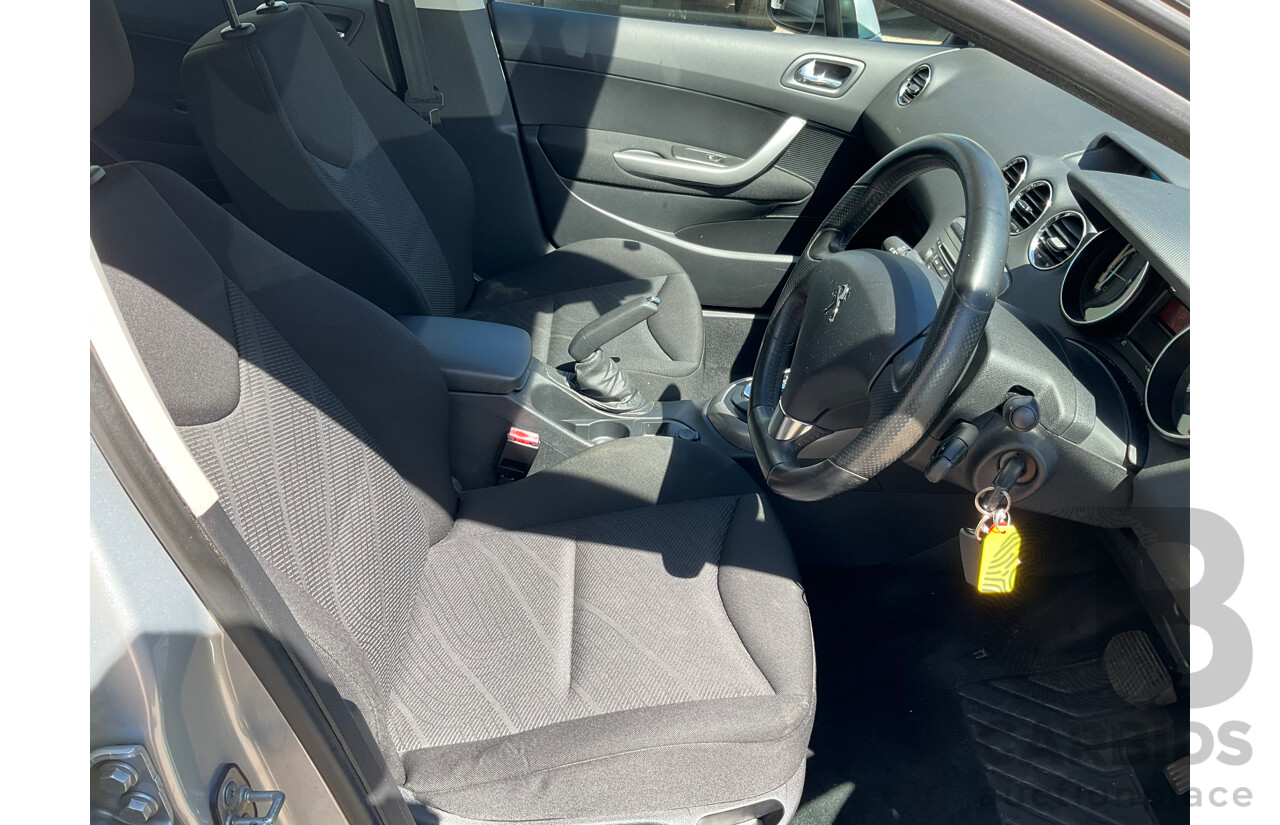 10/2014 Peugeot 308 Style 5d Hatchback Grey Shark Turbo 1.6L