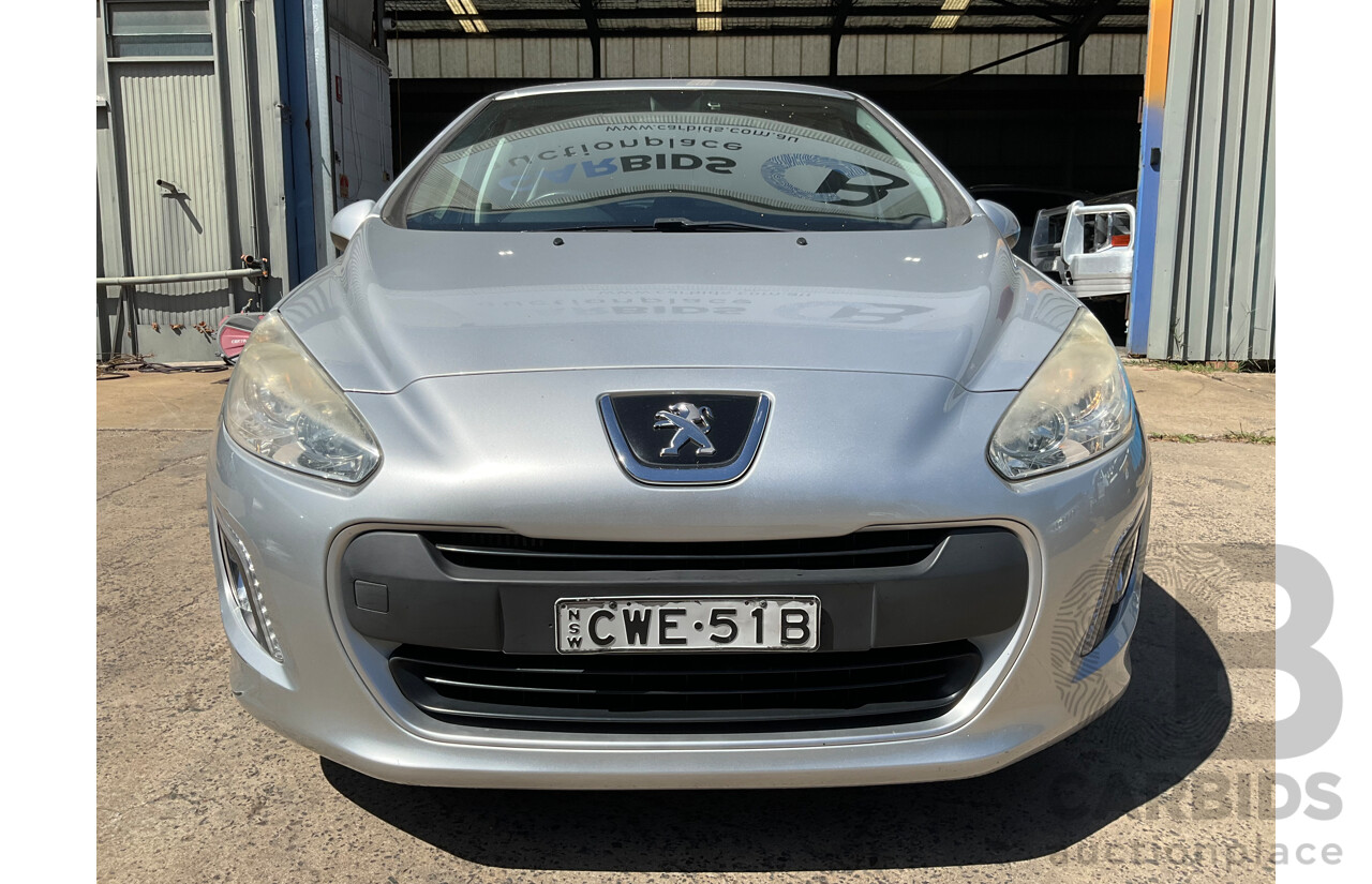 10/2014 Peugeot 308 Style 5d Hatchback Grey Shark Turbo 1.6L