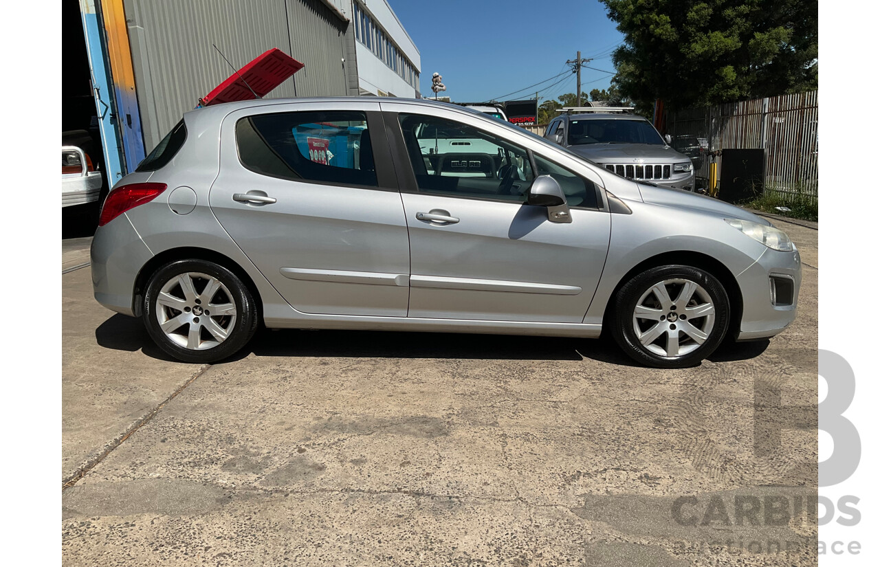 10/2014 Peugeot 308 Style 5d Hatchback Grey Shark Turbo 1.6L
