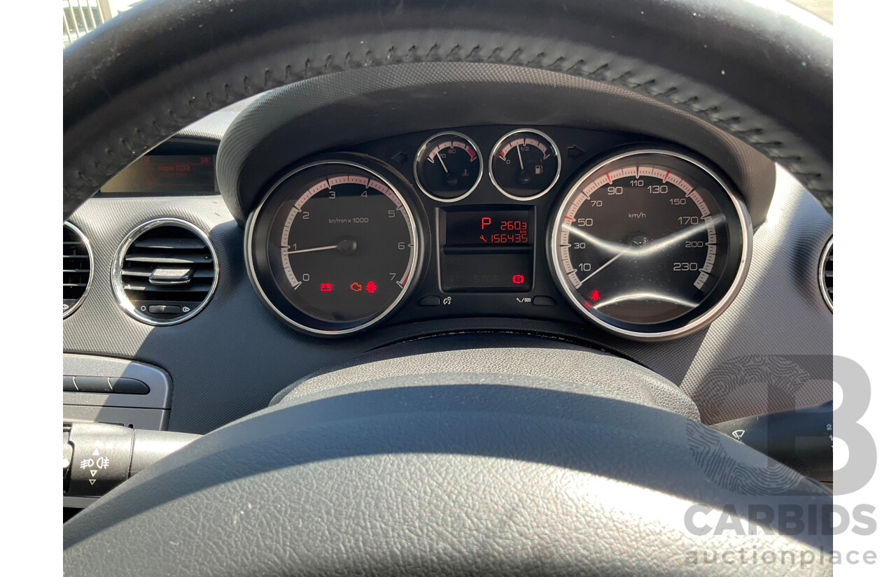 10/2014 Peugeot 308 Style 5d Hatchback Grey Shark Turbo 1.6L