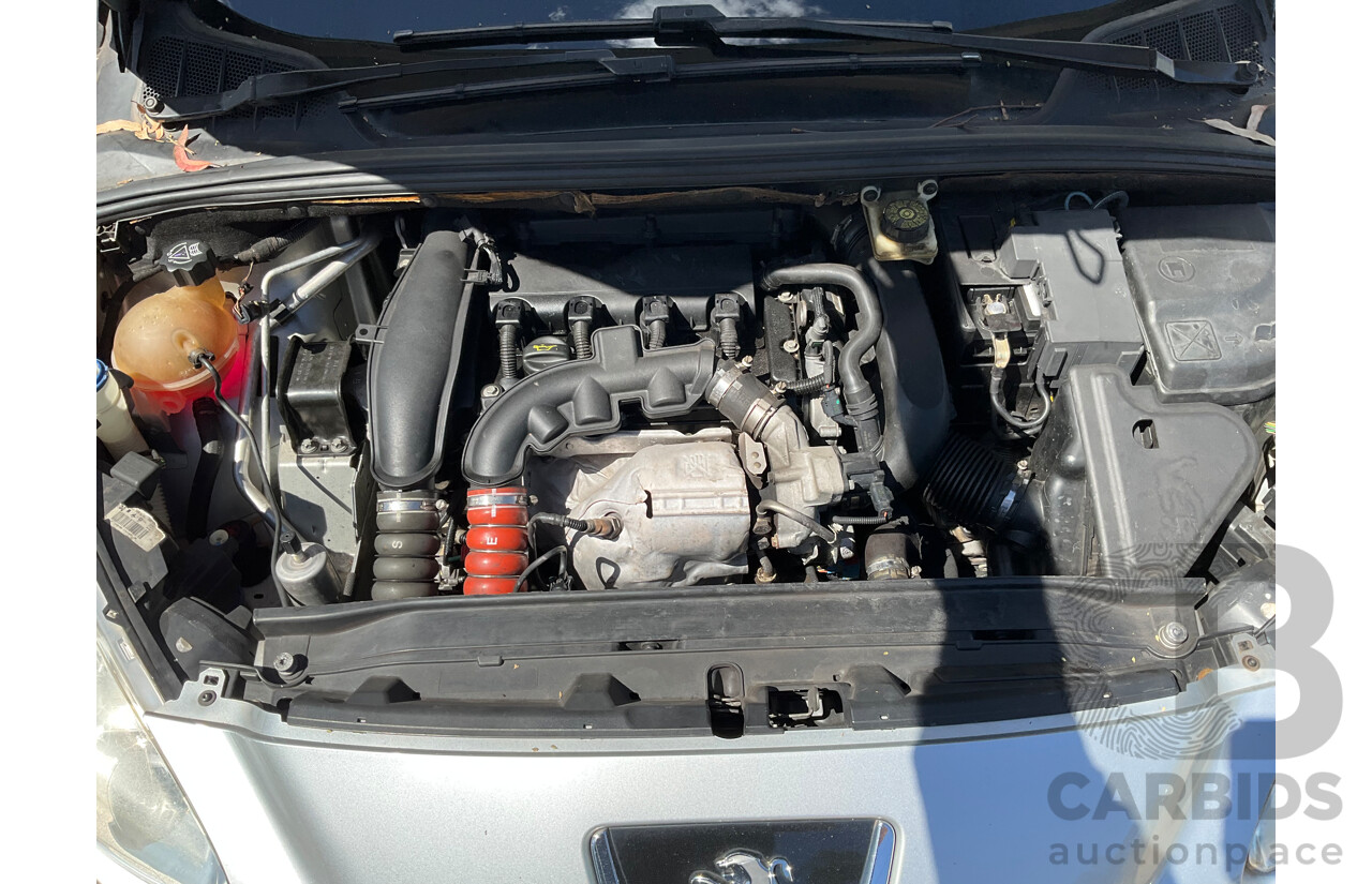 10/2014 Peugeot 308 Style 5d Hatchback Grey Shark Turbo 1.6L