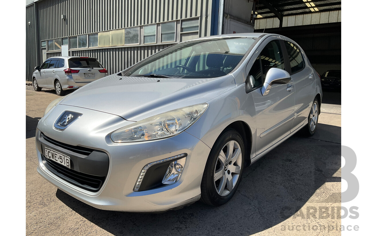 10/2014 Peugeot 308 Style 5d Hatchback Grey Shark Turbo 1.6L