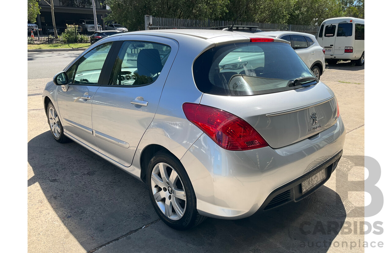10/2014 Peugeot 308 Style 5d Hatchback Grey Shark Turbo 1.6L