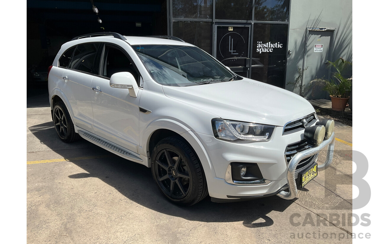 02/2016 Holden Captiva 7 LT (AWD) AWD CG MY16 4D Wagon Summit White Turbo Diesel 2.2L