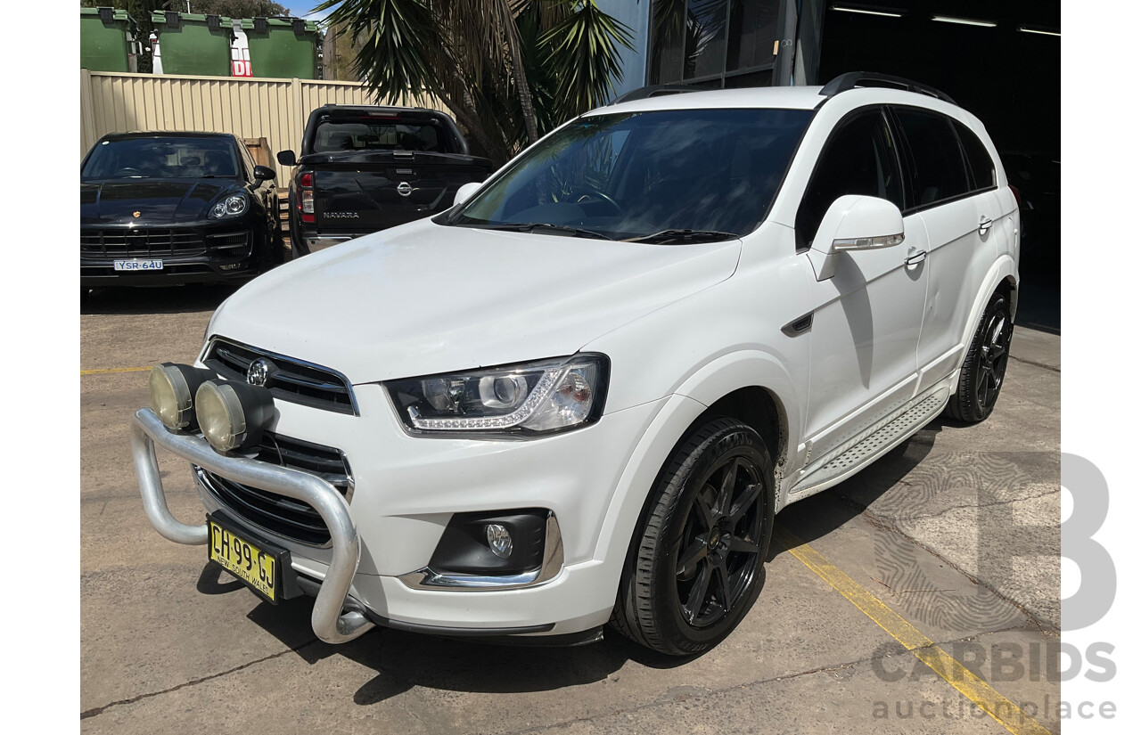 02/2016 Holden Captiva 7 LT (AWD) AWD CG MY16 4D Wagon Summit White Turbo Diesel 2.2L
