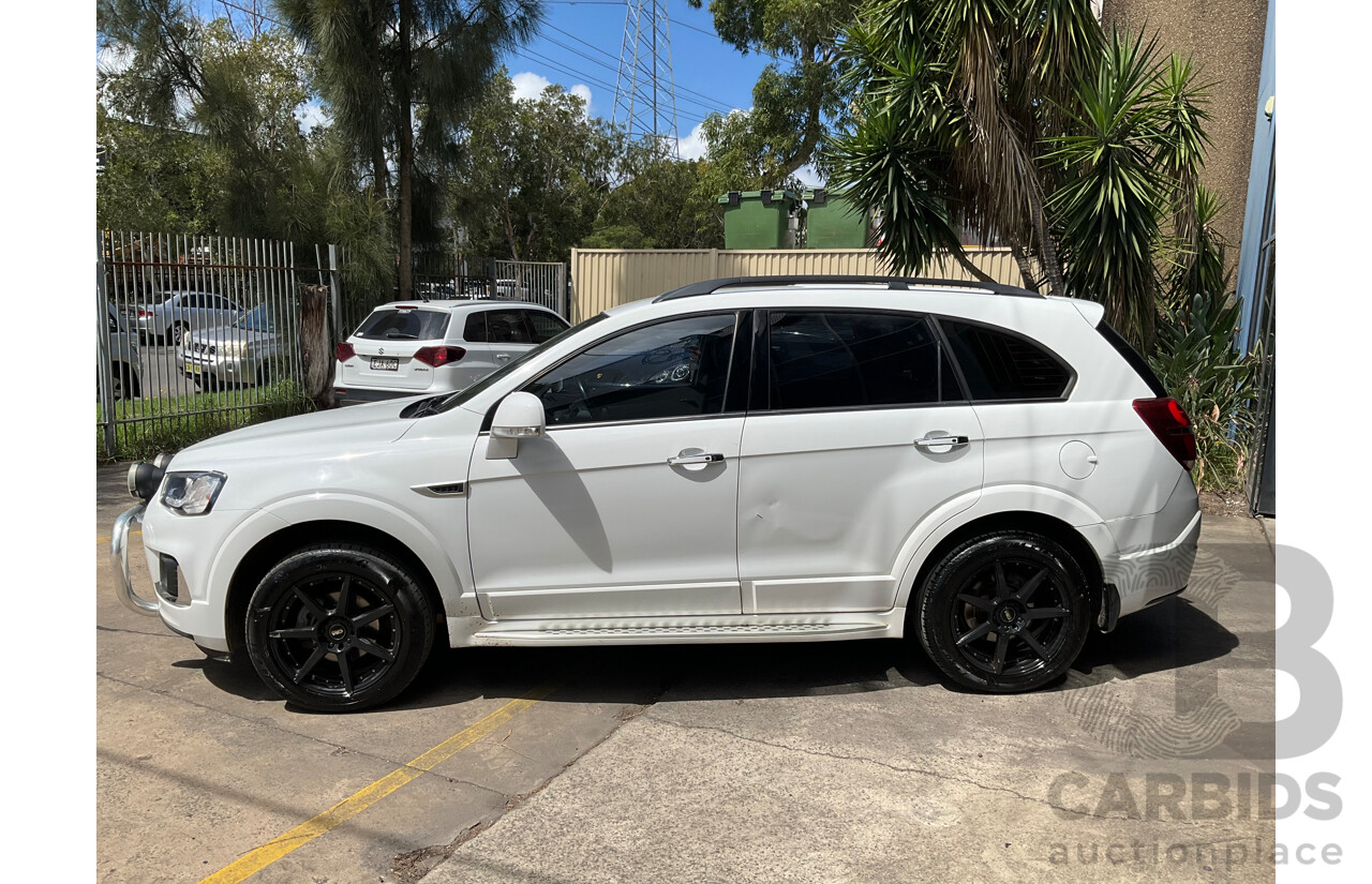 02/2016 Holden Captiva 7 LT (AWD) AWD CG MY16 4D Wagon Summit White Turbo Diesel 2.2L