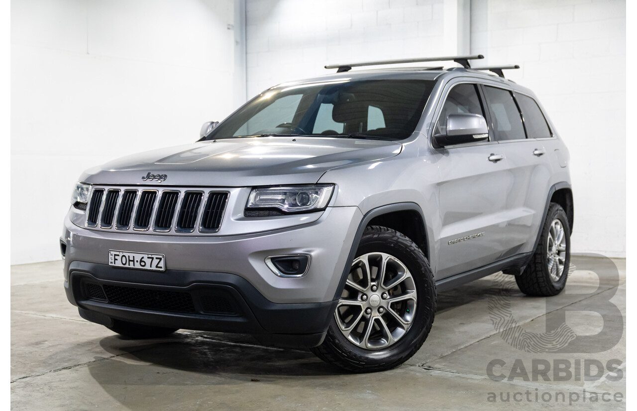 5/2014 Jeep Grand Cherokee Laredo (4x4) WK MY14 4d Wagon Billet Silver Metallic Turbo Diesel 3.0L