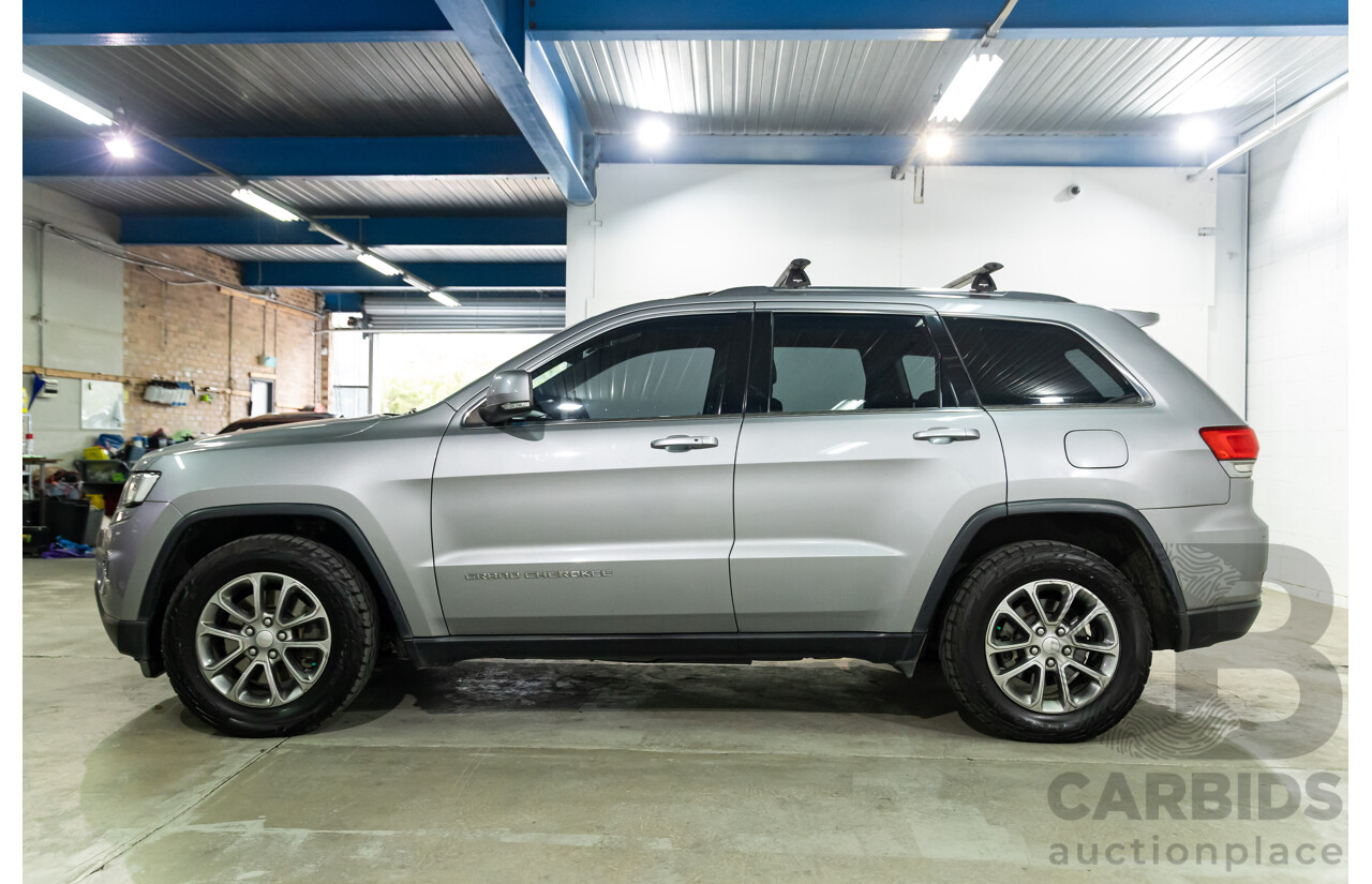 5/2014 Jeep Grand Cherokee Laredo (4x4) WK MY14 4d Wagon Billet Silver Metallic Turbo Diesel 3.0L