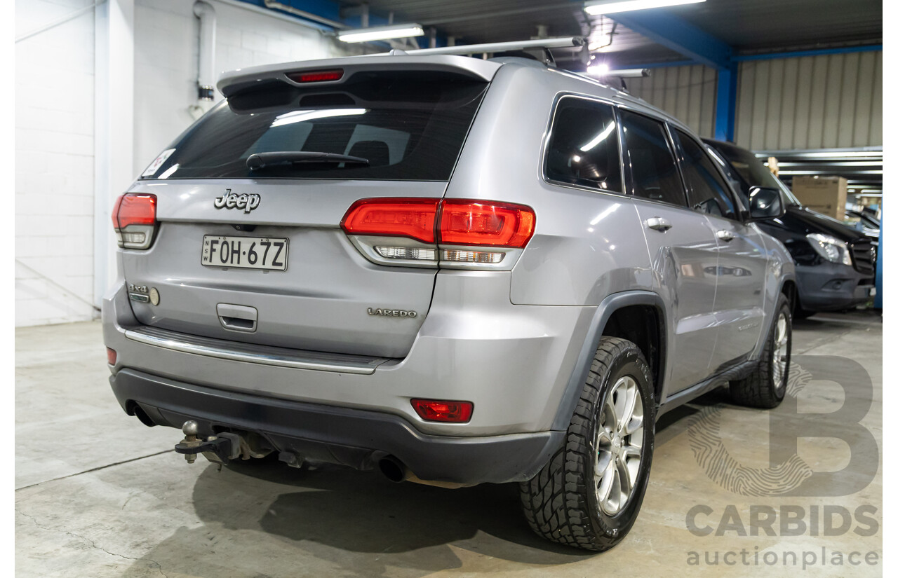 5/2014 Jeep Grand Cherokee Laredo (4x4) WK MY14 4d Wagon Billet Silver Metallic Turbo Diesel 3.0L