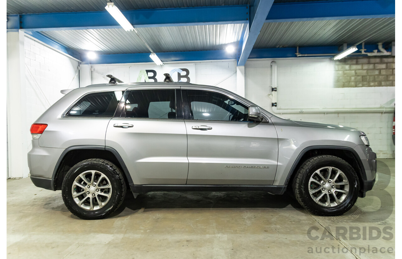 5/2014 Jeep Grand Cherokee Laredo (4x4) WK MY14 4d Wagon Billet Silver Metallic Turbo Diesel 3.0L