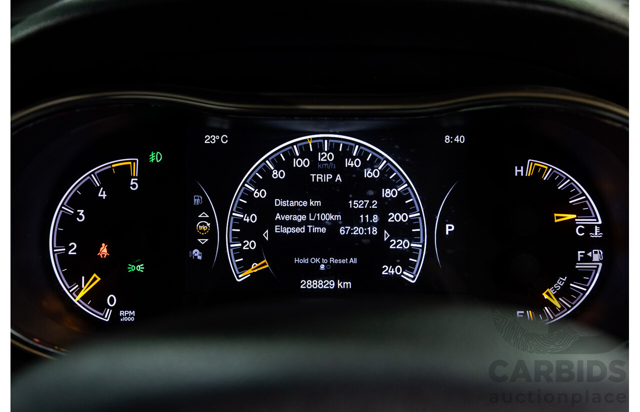 5/2014 Jeep Grand Cherokee Laredo (4x4) WK MY14 4d Wagon Billet Silver Metallic Turbo Diesel 3.0L