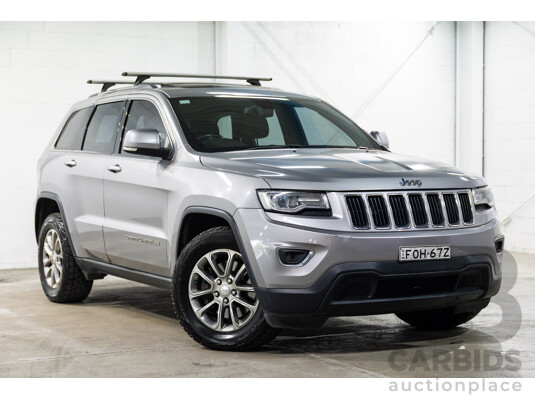 5/2014 Jeep Grand Cherokee Laredo (4x4) WK MY14 4d Wagon Billet Silver Metallic Turbo Diesel 3.0L