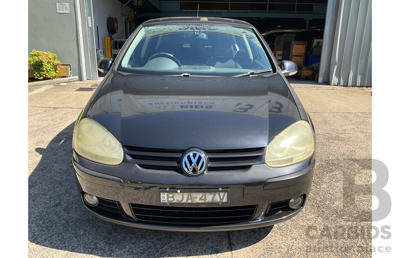 6/2008 Volkswagen Golf 2.0 TDI Pacific 1K MY08 Upgrade 5d Hatchback Deep Black Pearl Turbo Diesel 2.0L