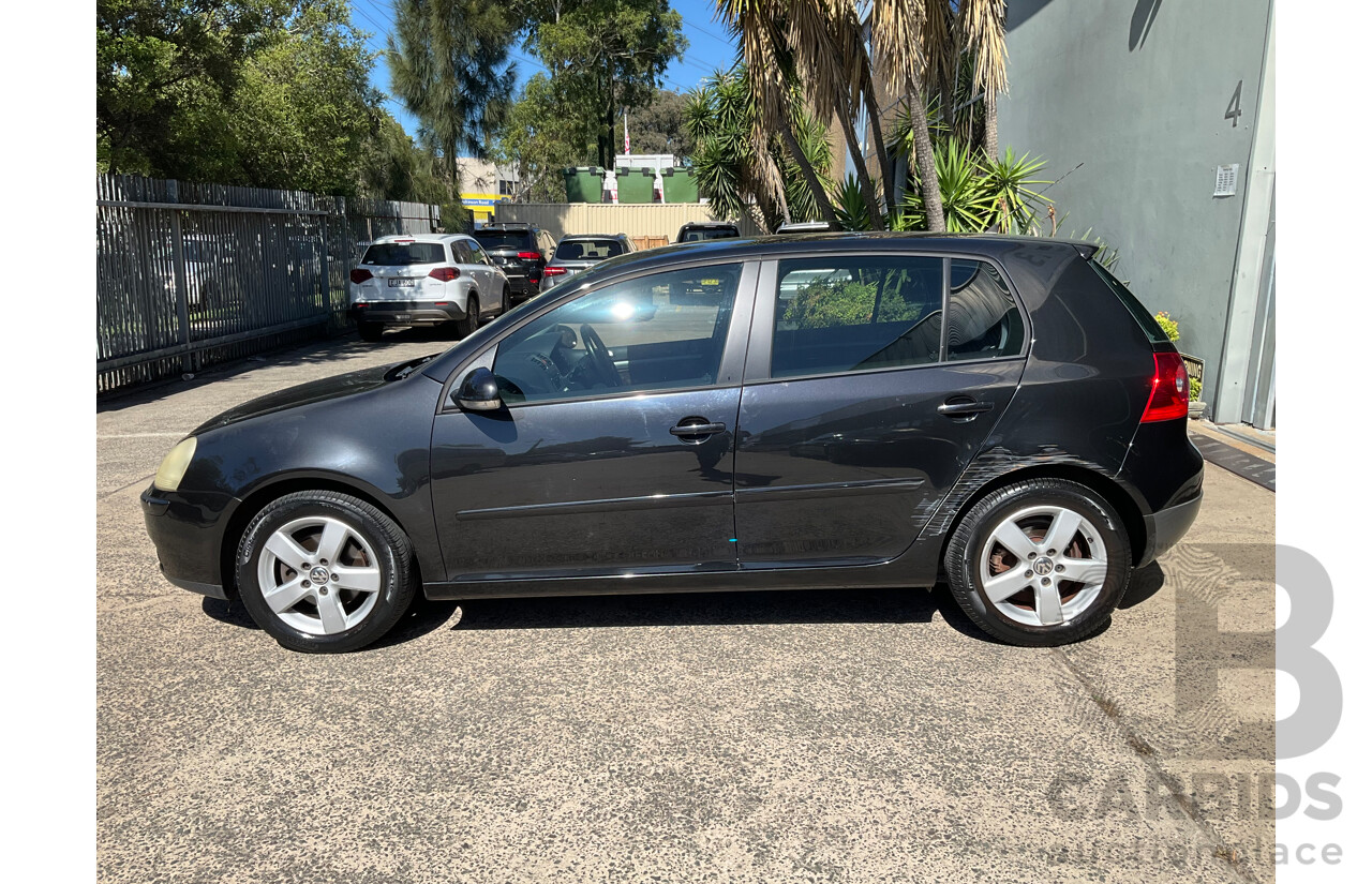 6/2008 Volkswagen Golf 2.0 TDI Pacific 1K MY08 Upgrade 5d Hatchback Deep Black Pearl Turbo Diesel 2.0L
